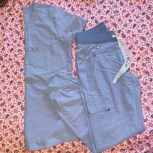 Figs XXS Vapor Blue Space Dye
